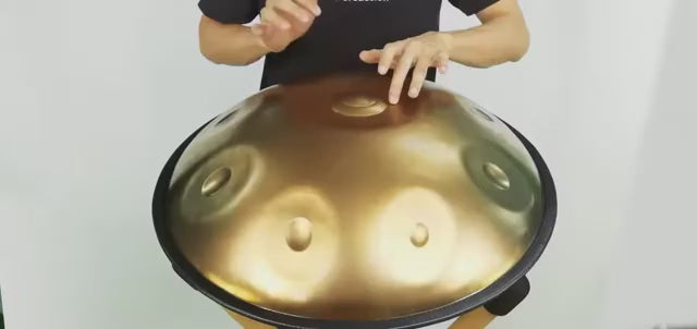 Handpan D Kurd (Re Menor) 9 notas